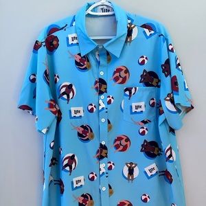 Miller Lite Button up